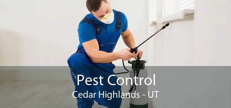 Pest Control Cedar Highlands - UT